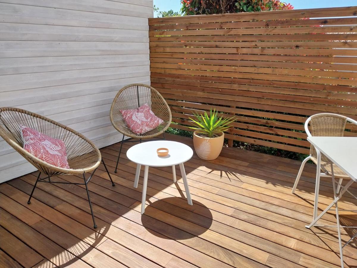 Studio Cocon Enea Bidart, Terrasse Et Parking Exterior photo